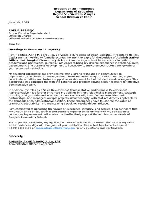 Letter of Intent Ao | PDF
