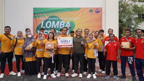 Juara Tiga Lomba Yel Yel HUT KORPRI Ke 51 Tahun 2022 YouTube