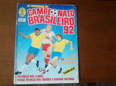 Álbum Campeonato Brasileiro De 1992 Incompleto MercadoLivre