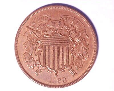 1868 TWO CENT PIECE LARGE AU UNC COND 513 4 EBay