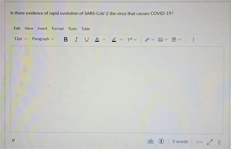 Solved Is there evidence of rapid evolution of SARS-CoV-2 | Chegg.com 