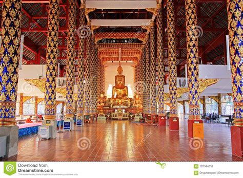 Buddha Image In Wat Suan Dok Chiang Mai Thailand Stock Photo Image