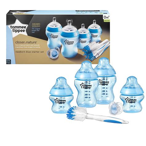 Tommee Tippee Closer To Nature Newborn Starter Set Blue Sme