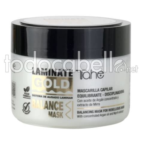 Tahe Laminate Gold Balance Mask 300ml Mascarilla Disciplinadora