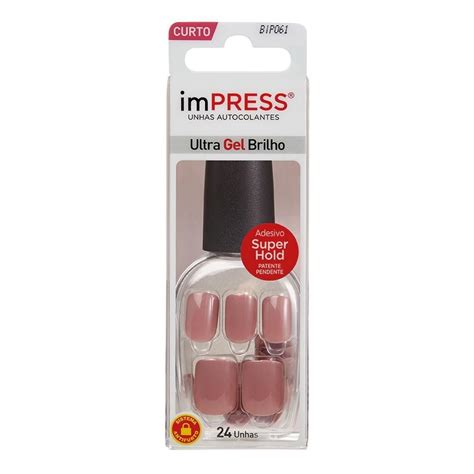 Unhas Kiss Impress Summer Nude Bip Br Submarino
