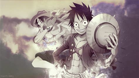 One Piece Wallpaper 4K Luffy Ace Sabo