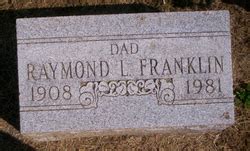 Raymond Levi Franklin M Morial Find A Grave