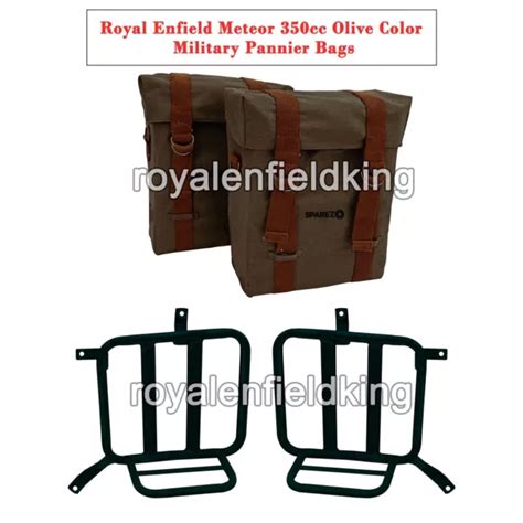 ADAPTÉ POUR ROYAL Enfield Meteor 350cc Militaire Panier Ive Sacs