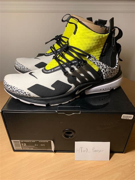 Wts Wtt Presto Mid Acronym Yellow Sz 12135910 Rsneakermarket