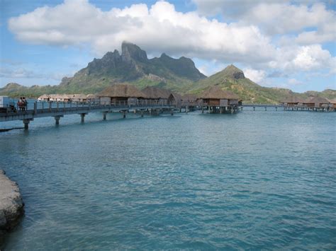 Four Seasons Bora Bora overwater bungalows - EzTravelPad