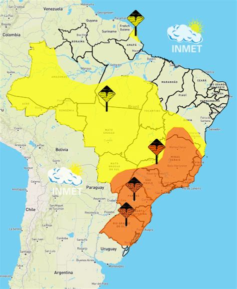 Vai Ter Chuva Tempo Inst Vel Frente Fria Avan A Pelo Sudeste Meio