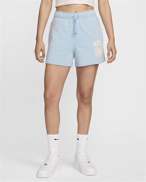 Nike Sportswear Club Fleece Women S Mid Rise Graphic Shorts Nike