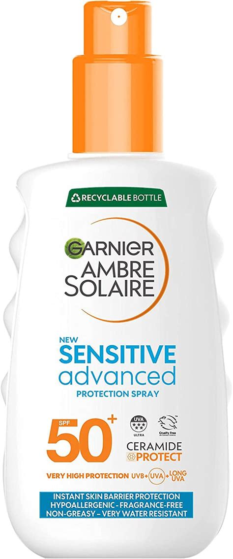 Garnier Ambre Solaire Spf Sensitive Advanced Sun Cream Spray