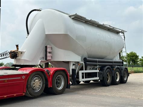 Sat L K Feldbinder Tri Axle Cement Trailer Bpw Axles Tanker Dorse Dan