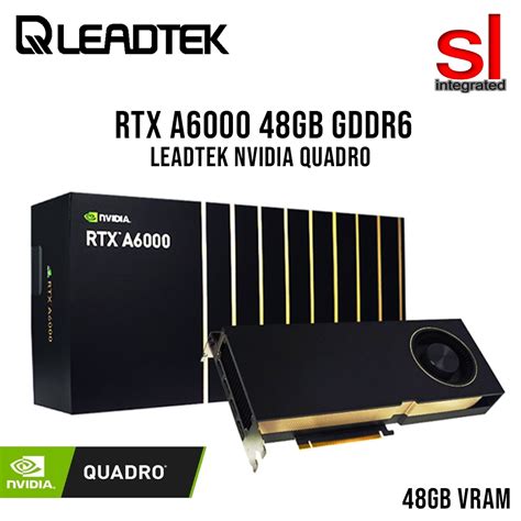 Leadtek NVIDIA QUADRO RTX A6000 48GB GDDR6 With ECC 384BIT Workstation