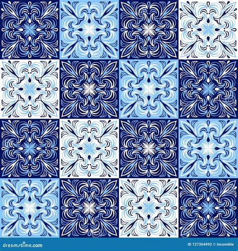 Teste Padrão Italiano Do Azulejo Ornamento Popular étnico Ilustração Do