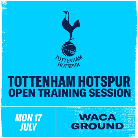 Tottenham Hotspur Open Training Announcement