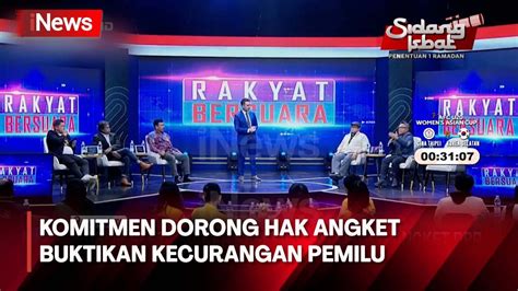 Hak Angket Gerbang Bongkar Kecurangan Pemilu INews Malam 06 03 YouTube