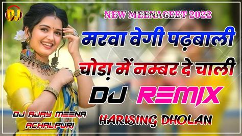 Hari Singh Dholan Dj Remix Hari Singh Dholan Meena Geet Dj Remix