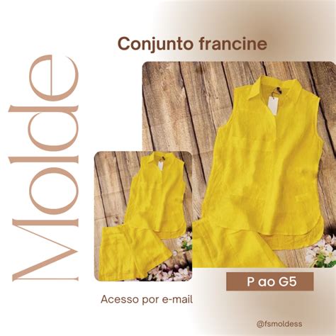 Molde Conjunto Francine Franciele Souza Hotmart