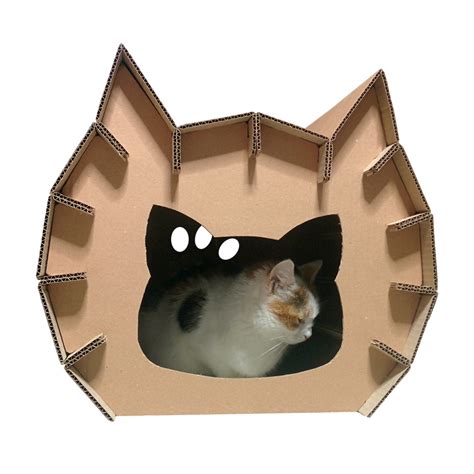 Meow Cardboard Cat House – fashion statement in your living room