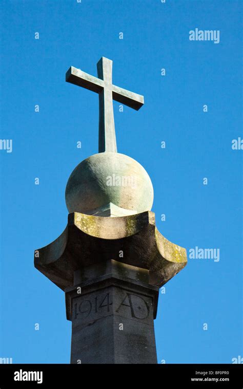 Close Up Part War Memorial 1914 18 East Grinstead Stock Photo Alamy