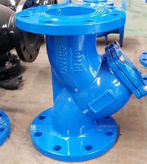 2 1 2 Pn10 Pn16 Flanged Ductile Iron Ggg40 Y Strainer Y Strainer