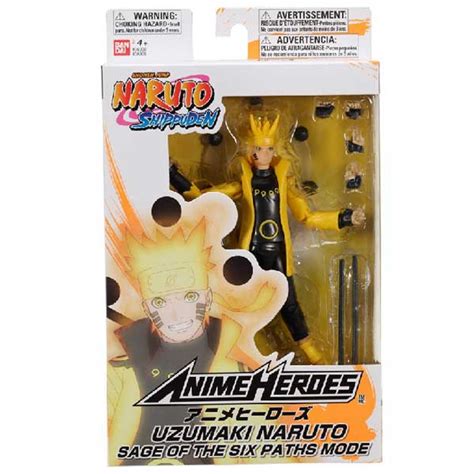 Bandai Anime Heroes Naruto Uzumaki Naruto Sage Of Six Paths Mode