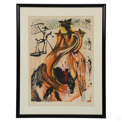 At Auction Salvador Dalí Salvador Dali 1904 1989 Bullfighter Litho Signed