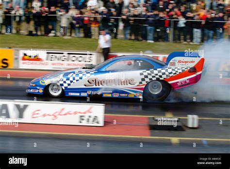 top fuel funny car dragster at santa pod Stock Photo: 568892 - Alamy