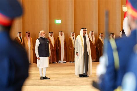 Pm Modi In Abu Dhabi Push For India Middle East Economic Corridor