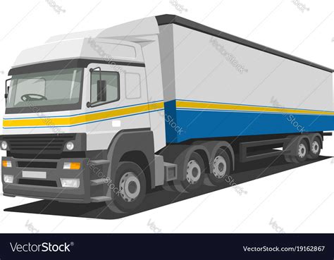 Delivery truck Royalty Free Vector Image - VectorStock