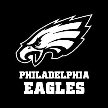 Free Philadelphia Eagles Black And White Logo, Download Free ...