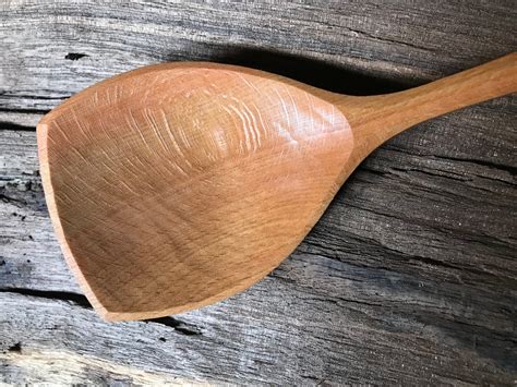 10” Wooden Ladle Serving Ladle Wooden Spoon Hand Carved Wooden Spoon