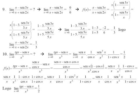 Límites Trigonométricos Ejercicios Resueltos Blog del Profe Alex