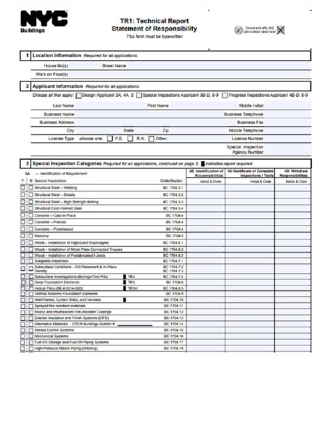 Best Tr1 Or Tr1 Form In Nyc Esnyc Consulting Inc