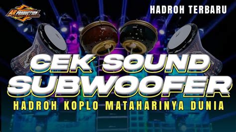 TEST SUBWOOFER CEK SOUND PAKE HADROH HOREG Koplo Full Bass Terbaru