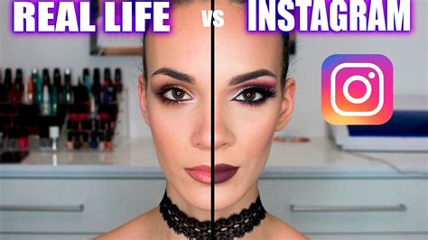 Makeup Tutorial Instagram Vs Real Life Makeup Youtube