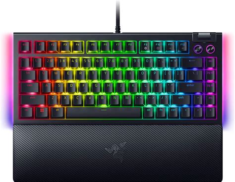 Razer Blackwidow V Wired Orange Switch Gaming Keyboard With Hot Swappable Design Black Rz