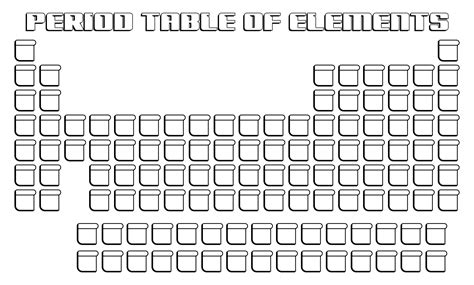 Periodic Table Blank Template 10 Free Pdf Printables Printablee