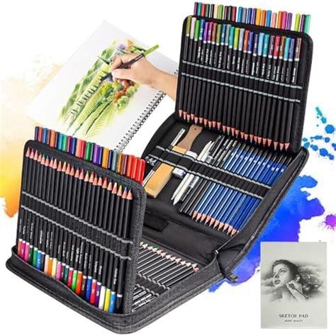 Shandabuliu Pcs Kit De Dibujo Kit De Dibujo Profesional Colores