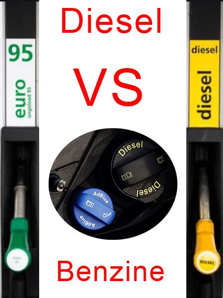 verschil diesel en benzine wat  moet weten