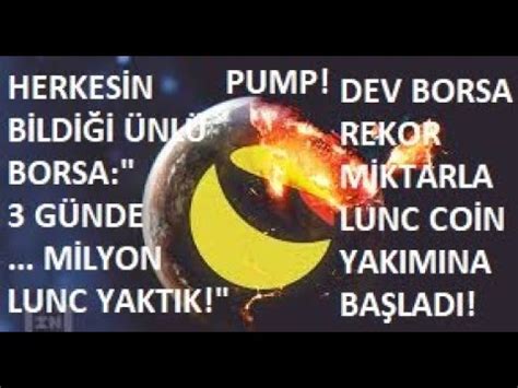 TERRA LUNA BURN BİNANCE GÜNDE MİLYARLARCA LUNC YAKACAK DEV BORSA 3