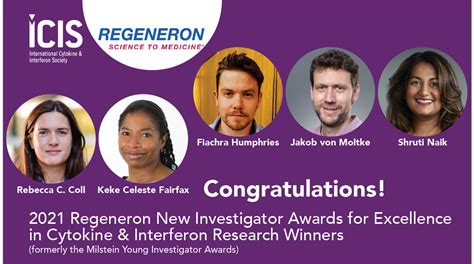 Past Icis Regeneron New Investigator Awards International Cytokine