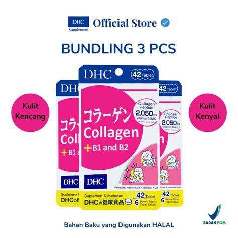 Jual Paket Bundling DHC Collagen B1 And B2 Isi 3pcs Shopee Indonesia