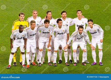 Real Madrid Team Editorial Photo Image Of Footballers 23047126