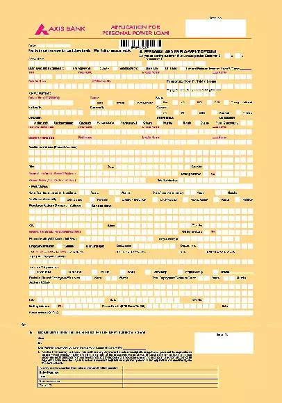 Axis Bank Cash Deposit Slip PDF InstaPDF