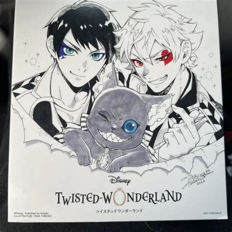 Disney D23 2022 Expo Twisted Wonderland Print Art Aniplex Animation