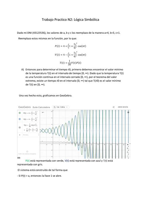 TP 2 Logica Simbolica Trabajo Practico N2 Lógica Simbólica Dado mi