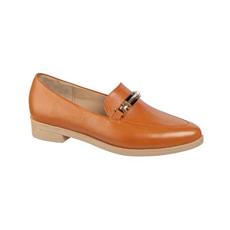 Ripley Mocasines Mujer Zayma Cuero Nude Vestir Ball